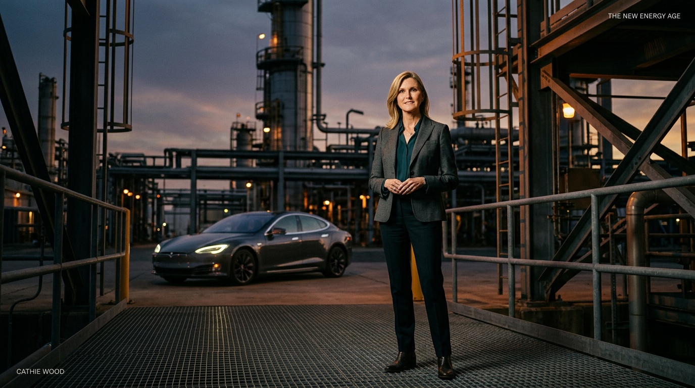 Cathie Wood Says Oil Is Headed to $30-$35 as EVs Eat Transportation