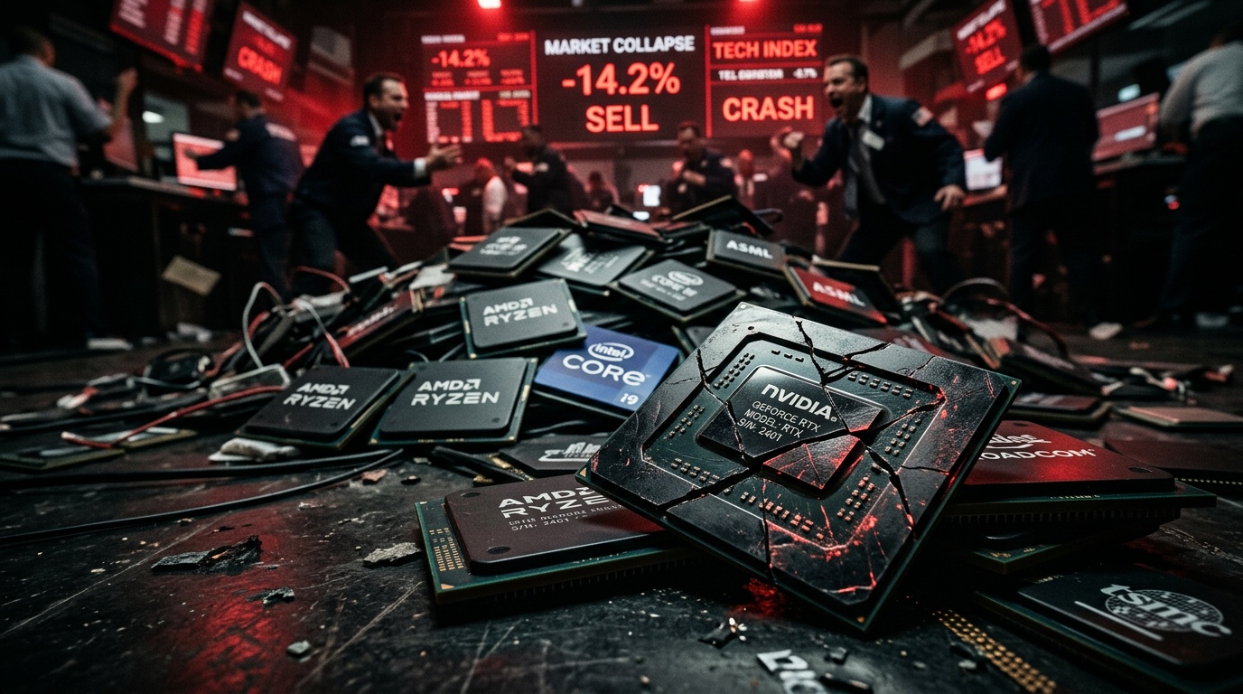 Chip Stocks Wipe Out $1 Trillion in Friday Bloodbath: 5 Stocks Alone Account for 60% of the Damage